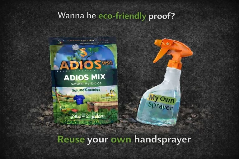 DIY organic weed killer spray bottle eco friendly lawn weed control